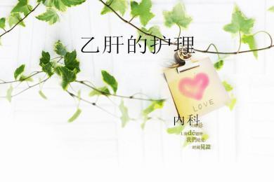 乙型肝炎護理及預防